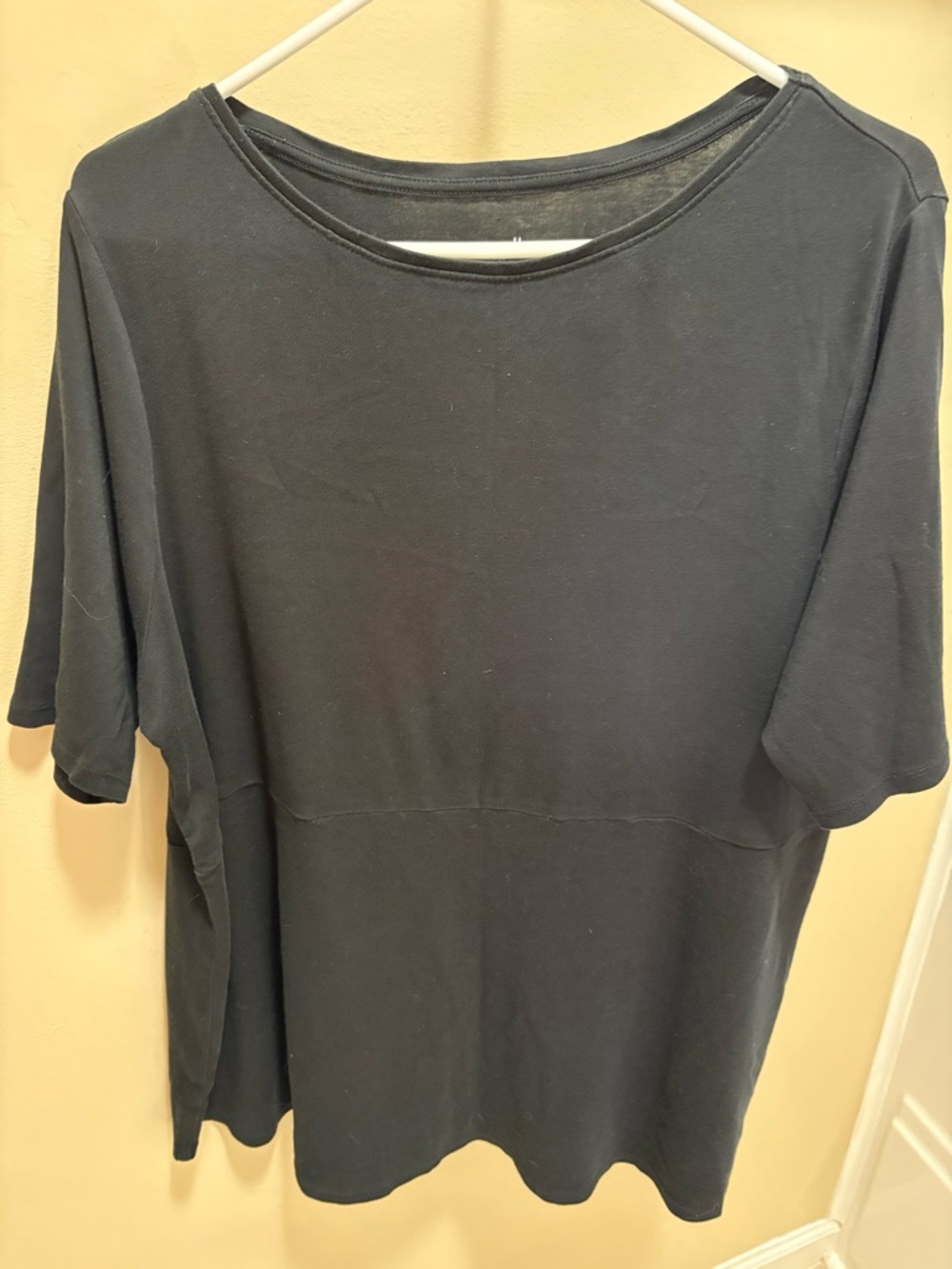 J. Jill Black Half Sleeve Tee